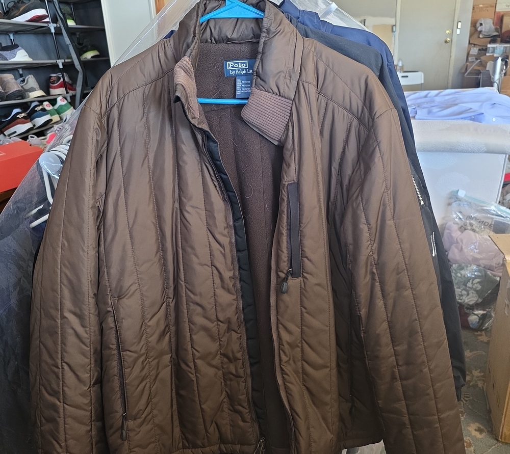 Polo by Ralph Lauren Brown Quilted Puffer Jacket